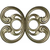 Baroque Twin-Scroll Applique STL for CNC