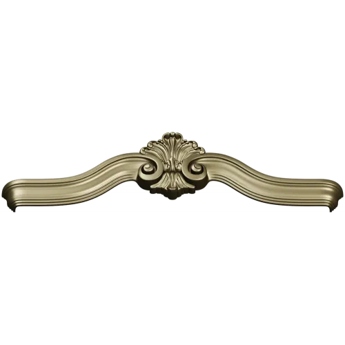 Rococo Acanthus Crest STL 3D Model for CNC