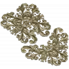 Baroque Acanthus Cartouche - High-Relief STL Model for CNC