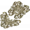 Baroque Acanthus Cartouche - High-Relief STL Model for CNC