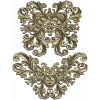 Baroque Acanthus Cartouche - High-Relief STL Model for CNC