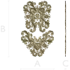 Baroque Acanthus Cartouche - High-Relief STL Model for CNC