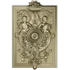 Cherubic Medallion Relief STL