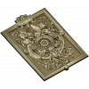 Cherubic Medallion Relief STL