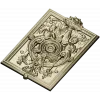 Cherubic Medallion Relief STL