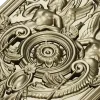 Cherubic Medallion Relief STL