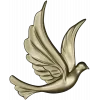 Dove Relief STL - Decorative 3D Model for CNC