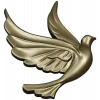 Dove Relief STL - Decorative 3D Model for CNC