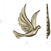 Dove Relief STL - Decorative 3D Model for CNC