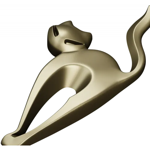 STL модель "Кошачья грация" - 3D модель stl для ЧПУ