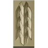 Braided Vertical Panel STL for CNC Router