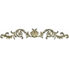 Rococo Floral Scroll STL for CNC - High-Relief 3D Model
