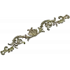 Rococo Floral Scroll STL for CNC - High-Relief 3D Model