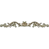 Rococo Floral Scroll STL for CNC - High-Relief 3D Model