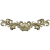 Shell & Acanthus Horizontal Applique STL 3D Model for CNC
