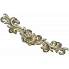 Shell & Acanthus Horizontal Applique STL 3D Model for CNC