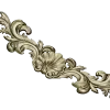 Shell & Acanthus Horizontal Applique STL 3D Model for CNC