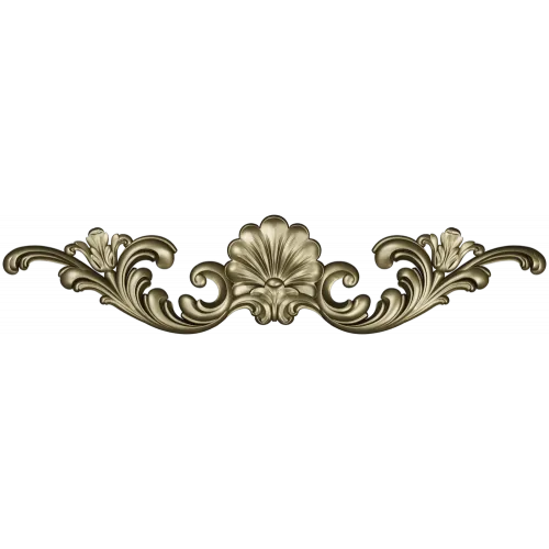 Shell Rocaille Applique - 3D STL model for CNC milling