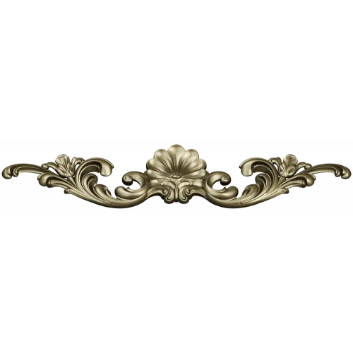 Shell Rocaille Applique - 3D STL model for CNC milling