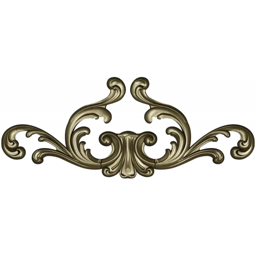 Rococo Acanthus Cartouche STL 3D model for CNC