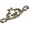 Rococo Acanthus Cartouche STL 3D model for CNC