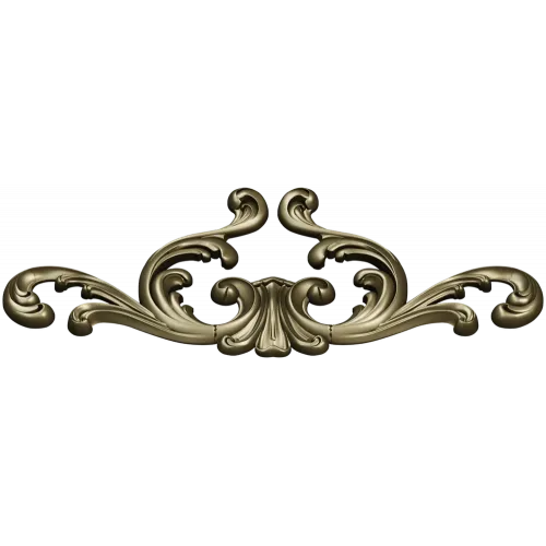 Rococo Acanthus Cartouche STL 3D model for CNC
