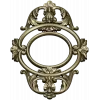 Baroque Acanthus Medallion - STL 3D model for CNC