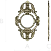 Baroque Acanthus Medallion - STL 3D model for CNC