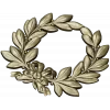Laurel Wreath Relief STL for CNC