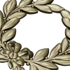 Laurel Wreath Relief STL for CNC