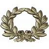Laurel Wreath Relief STL for CNC