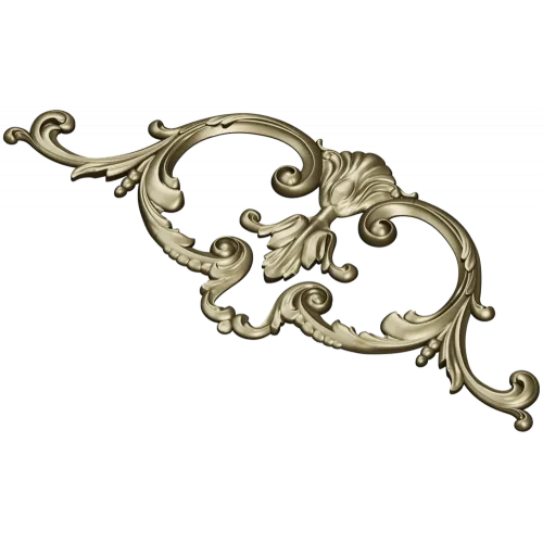 Флорентийский картуш - декоративная 3D модель STL для ЧПУ