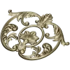 Baroque Shell Cartouche - STL 3D Model for CNC