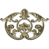 Baroque Shell Cartouche - STL 3D Model for CNC