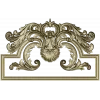 Rococo Acanthus Pediment STL for CNC milling