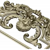 Rococo Acanthus Pediment STL for CNC milling