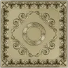 Aurelia Rosette Panel - Baroque Square Decorative STL