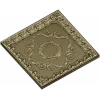 Aurelia Rosette Panel - Baroque Square Decorative STL
