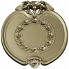Oval Floral Medallion - STL 3D Model for CNC Routing