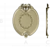 Oval Floral Medallion - STL 3D Model for CNC Routing