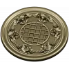 Round Floral Rosette STL for CNC Milling