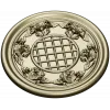Round Floral Rosette STL for CNC Milling