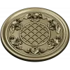 Round Floral Rosette STL for CNC Milling