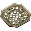 Octagonal Floral Lattice 3D STL for CNC