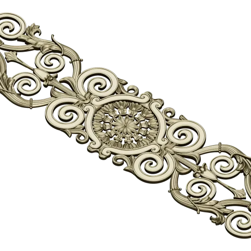 Aurelia Rosette Frieze - STL 3D model for CNC carving
