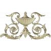 Acanthus Urn Cartouche - STL 3D model for CNC routing