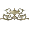 Acanthus Urn Cartouche - STL 3D model for CNC routing