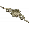 Rococo Shell Cartouche - STL 3D Model for CNC