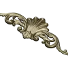Rococo Shell Cartouche - STL 3D Model for CNC