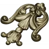 Rococo Acanthus Tassel STL for CNC